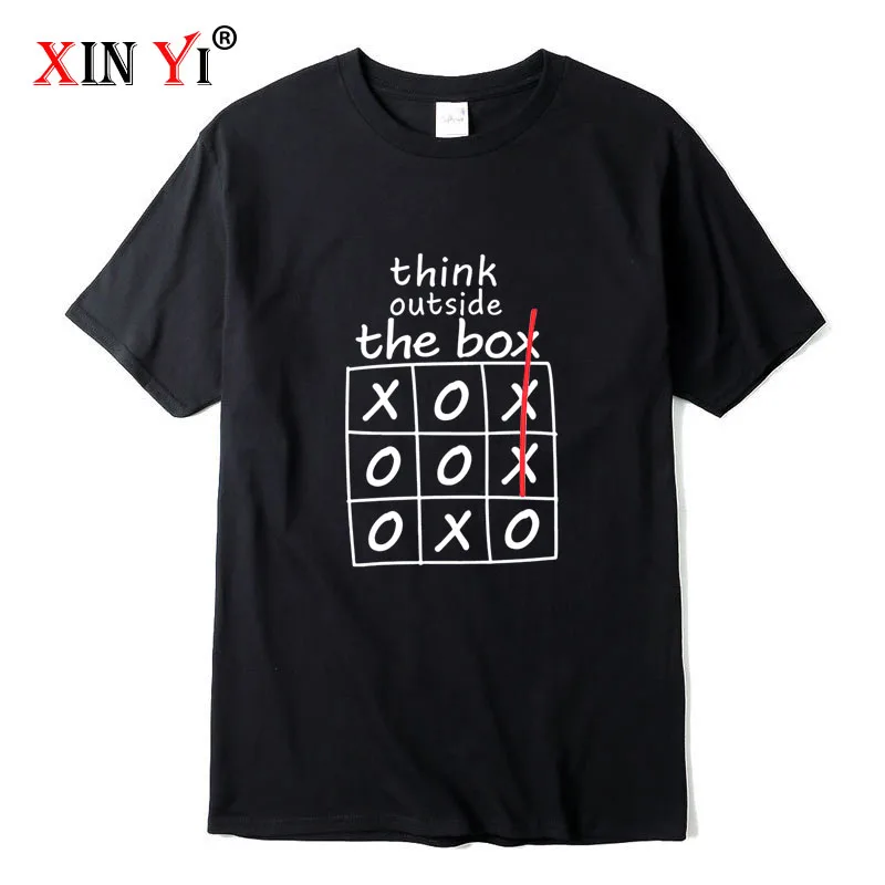 

XIN YI Men's high quality t-shirt 100% cotton cool game printed T-shirt casual loose o-neck men tshirt short sleeve tees tops