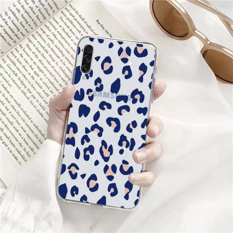 

fashion Leopard Print Phone Case Transparent for Samsung s9 s10 s20 Huawei honor P20 P30 P40 xiaomi note mi 8 9 pro lite plus