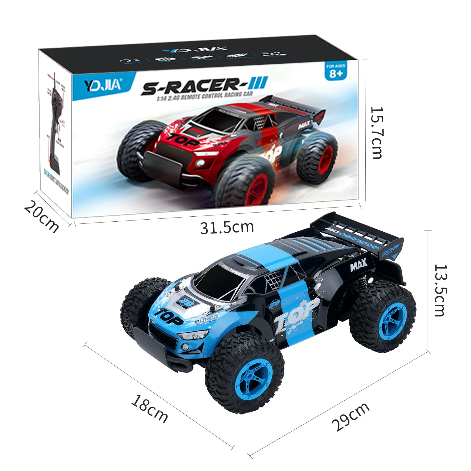 

Rock Crawler Car Off Road High Speed Drift Wireless Electric Stunt Car Racing Tracks 2.4g Coche Rc Electrico Adults Toys DE50YKC