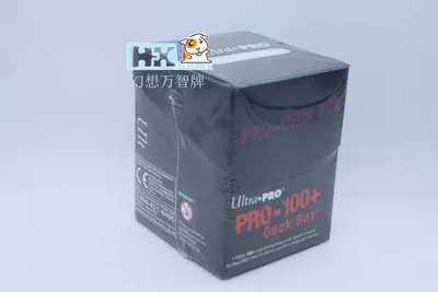 black old type Ультра про 100 карт колода коробка цветная доска игры карты TCG колода чехол для магических карт MGT/Pkm/YGO/сбор игр - Цвет: black old type