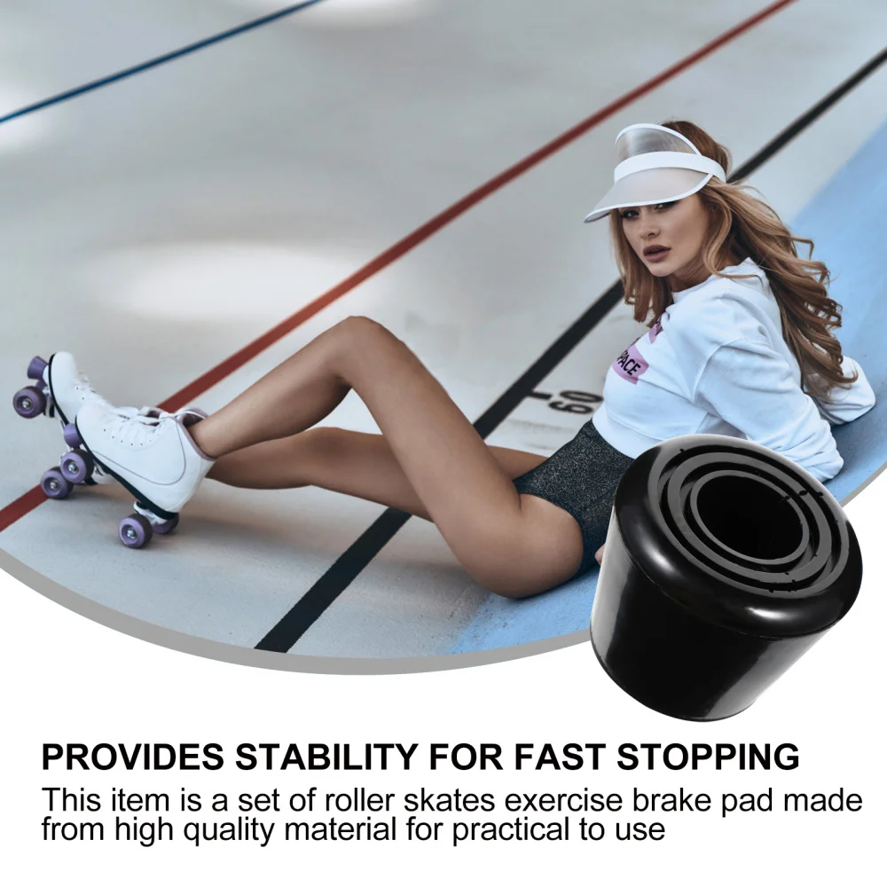 

4pcs Exercise Roller Skates Brake Pads Roller Skates Brake Pad Brake Blocks