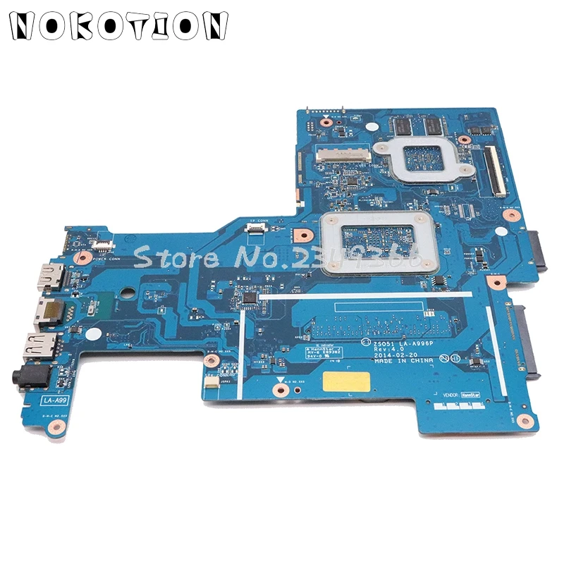 NOKOTION для ноутбука hp 15-G материнская плата 764269-501 764269-001 ZSO51 LA-A996P основная плата A8-6410 процессор 8570 м графика