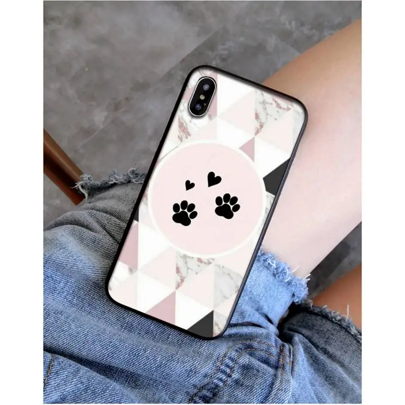 Babaite собака след Paw мягкий чехол для мобильного телефона iphone 11 Pro Max X XS MAX 6 6s 7 8 плюс 5