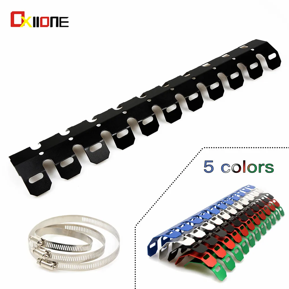 

Motorcycle Exhaust pipe crash Protector Cover Diet Bike For Kawasaki Klx 125 250 S 250SF KLX 110L 450XC 790 ADVENTURE S/R