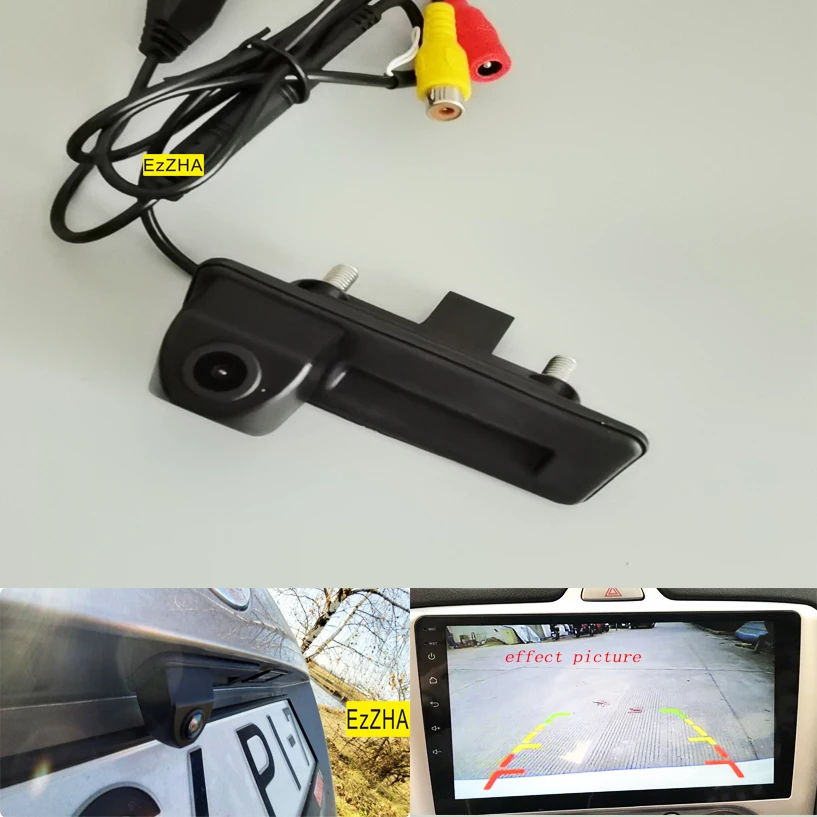 

Auto Trunk Handle Car Rear View Reverse Backup Parking Camera For Skoda Octavia Fabia Superb Rapid Spaceback/Audi A1 A4L A6L Q3