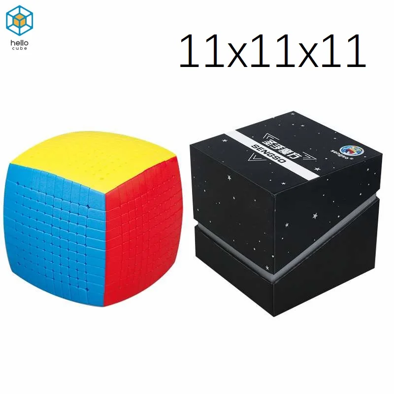 

Shengshou кубик рубика 11x11x11 Головоломки рубика куб головоломка Cubo Magico 11x11x11 волшебный Куб Черный Твист 11 слоев головоломка скоростной коллекция слоев нео куб Высокая 11x11 вечный куб