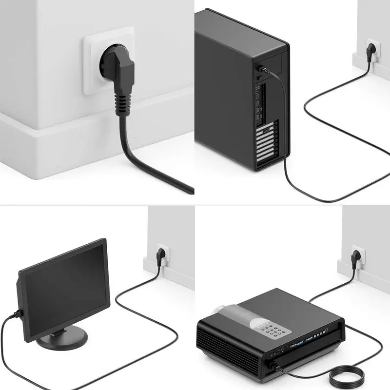 

XE76 xiangli Female to 4 Male 4 speaker binding post flexible screen display Power Cable