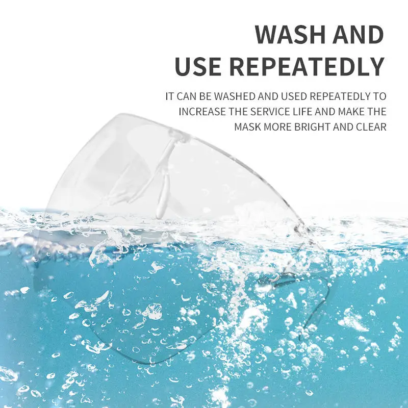 2020 Прозрачная защитная маска для лица взрослых многоразовая на все лицо