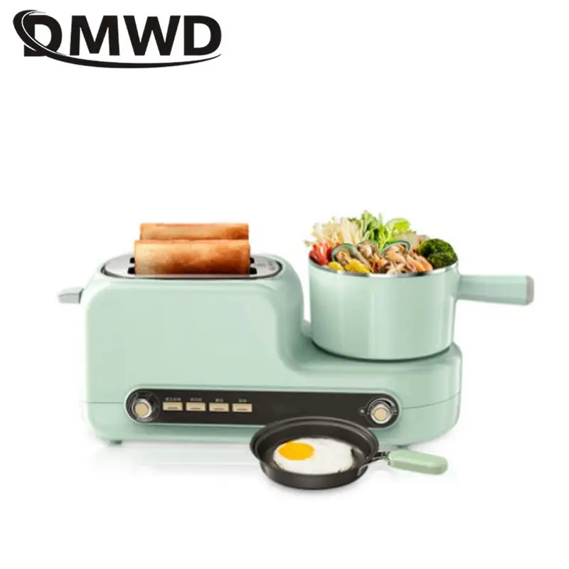 Многофункциональный бытовой тостер DMWD 4 в 1 для приготовления яиц сэндвичей лапши