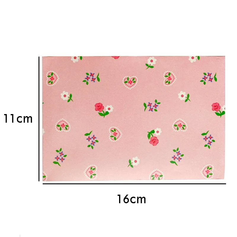

10pcs/pack Elegant Floral Pattern Envelope Postcard Wedding Invitation Card Letter Paper