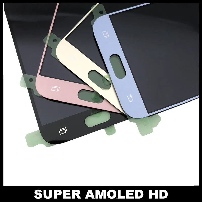 Протестированный ЖК-дисплей для samsung Galaxy AMOLED J5 J530 SM-J530F J530M дисплей с сенсорным дигитайзером экран с яркой регулировкой