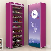 multilayer shoe cabinets space saving stand holder non woven shoe rack organizer dust proof furniture home dorm storage closet