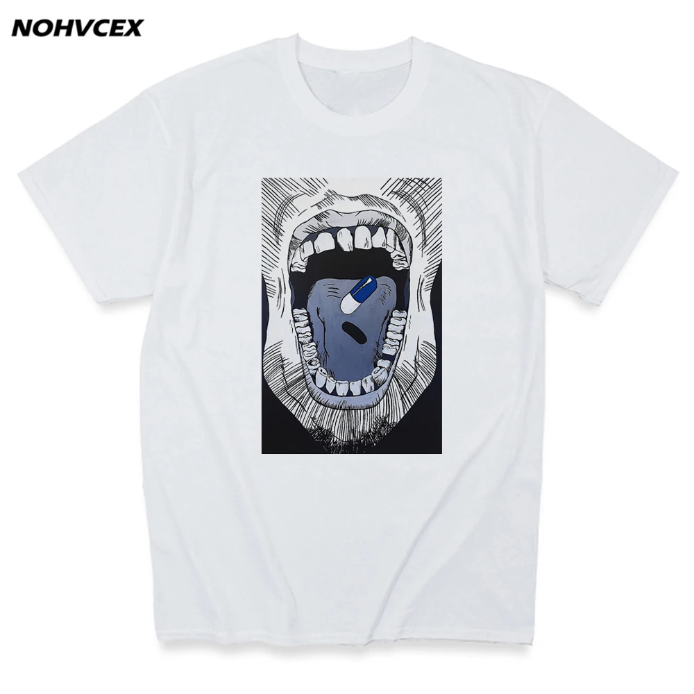 Футболка из хлопка с коротким рукавом для японского аниме-фильма | Мужская одежда