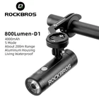 Велосипедный передний светильник ROCKBROS, водонепроницаемый ультрасветильник светодиодный фонасветильник для горных велосипедов, зарядка через USB