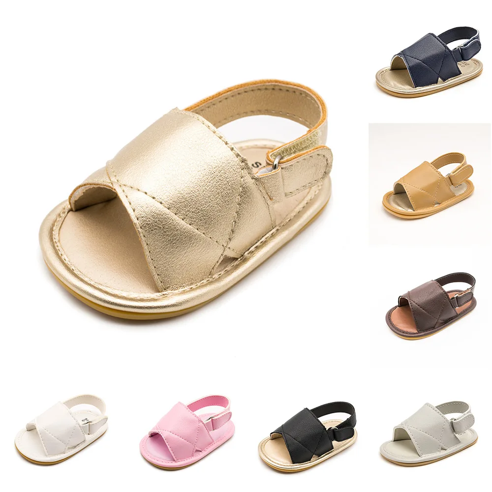 Сандалии в римском стиле для маленьких девочек Обувь новорожденных мальчиков