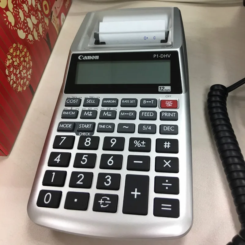 

New P1-dhvg Ink Wheel Monochrome Printing Calculator P1 Printing Computer Clear And Authentic Authorized Package