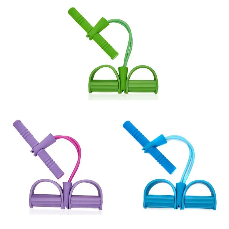 

Педаль для фитнеса тренажер для сидения пояс для упражнений эластичная Тяговая веревка оборудование животик N58B