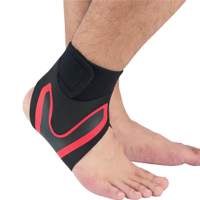 right foot 1 шт. правая левая защита щиколотки для ног спортивная эластичная повязка для лодыжки фиксатор лодыжки защита для ног - Цвет: right foot