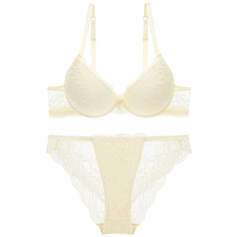 Сексуальный полый набор бюстгальтеров хлопковый бюстгальтер женский комплект