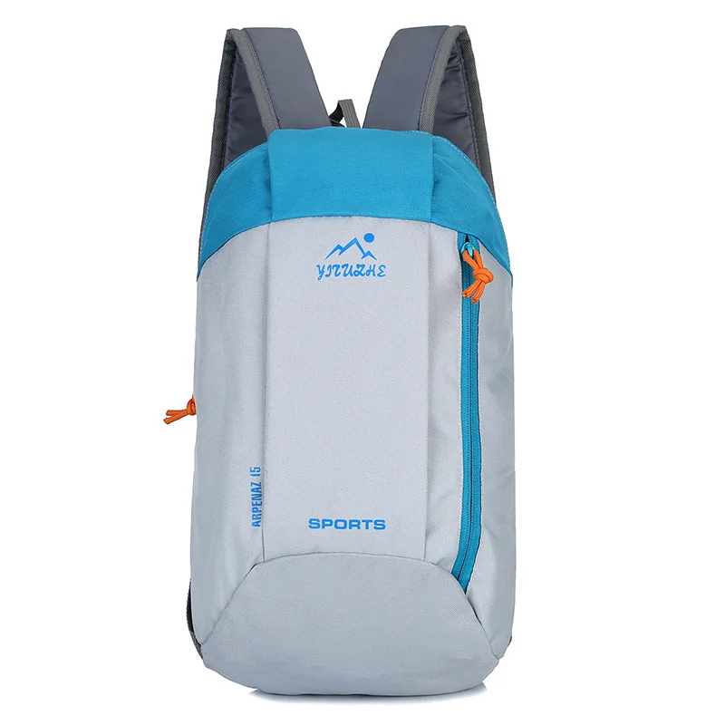 Рюкзак на молнии с регулируемым ремнем для мужчин и женщин, легкий Водонепроницаемый ранец для отдыха на открытом воздухе и занятий спортом...