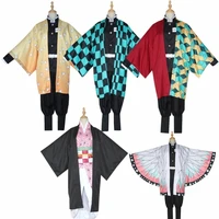 demon slayer cos kimono kamado tanjirou nezuko agatsuma zenitsu tsuyuri kanawo tomioka giyuu kochou shinobu cosplay costumes