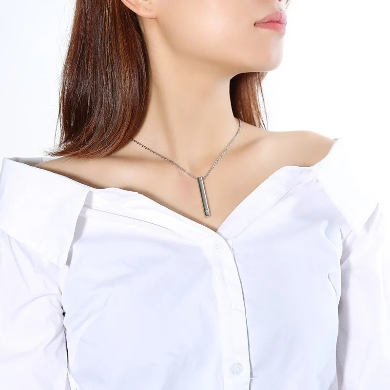 Женское ожерелье с подвеской из нержавеющей стали|Ожерелья подвеской| |