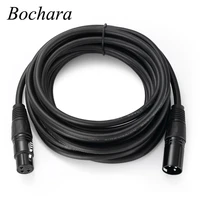 bochara xlr cable male to female mf ofc audio cable shielded for microphone mixer 1m 1 8m 3m 4 5m 5m 6m 7 6m 10m 15m 20m
