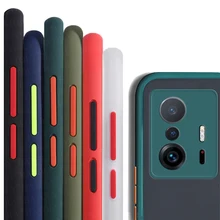 For Xiaomi 11T Pro Case Cover Xiaomi 11T Pro Cover Matte PC TPU Hard Back Phone Case For Xiaomi Mi 10T 11T 11i 11X Pro 11 Lite