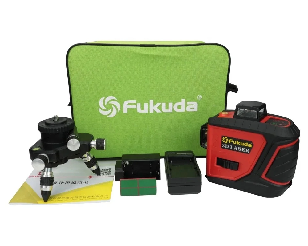 Новый самонивелирующийся вращающийся на 360 градусов 3D лазерный нивелир