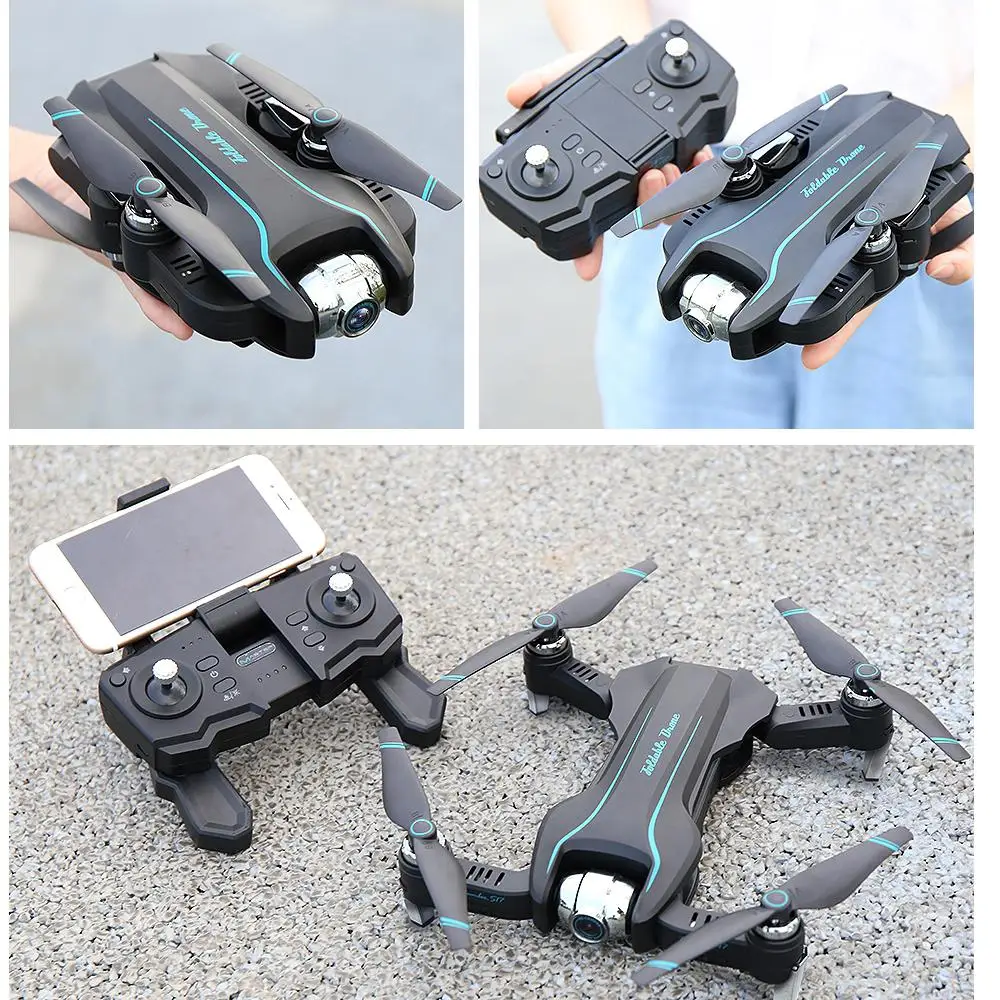 Квадрокоптер с камерой 4k HD GPS Wi Fi FPV 1080P|Радиоуправляемые вертолеты| |