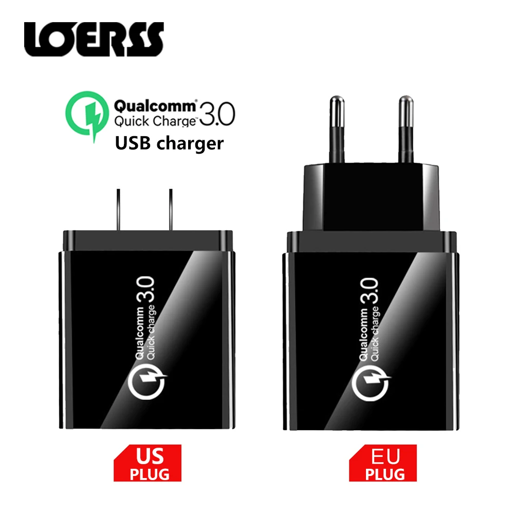 18 Вт Быстрая зарядка 3 0 для мобильных телефонов ЕС США вилка Путешествия стены USB