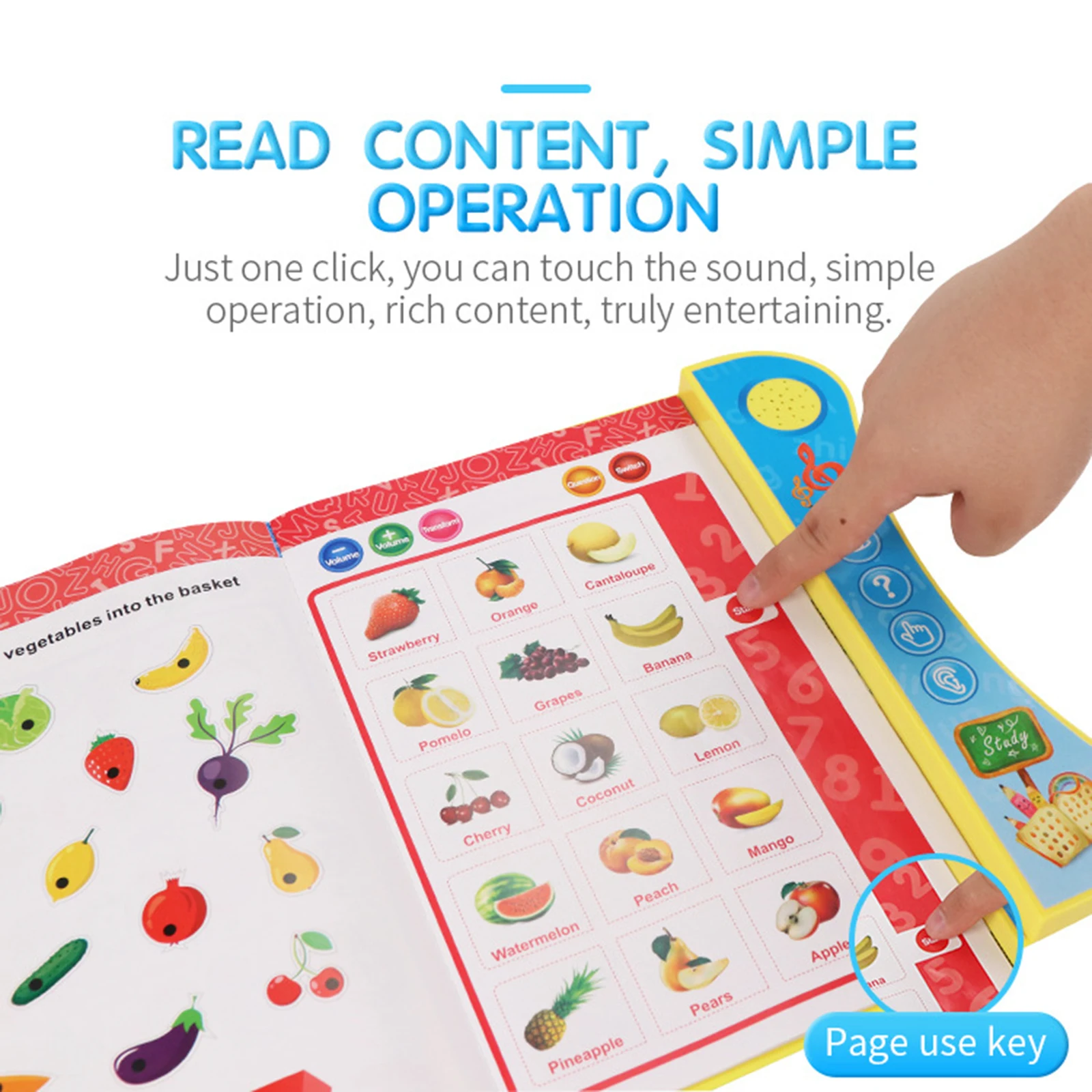 

Smart Talking Book for Kids Early Learning Development Leaning Machine with Pen New Arrival