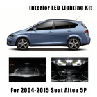 Купольные светодиодсветодиодный Лампы Canbus для салона, 13 шт., для сиденья Altea 5P 5P1 5P5 5P8 2004-2015 гг.