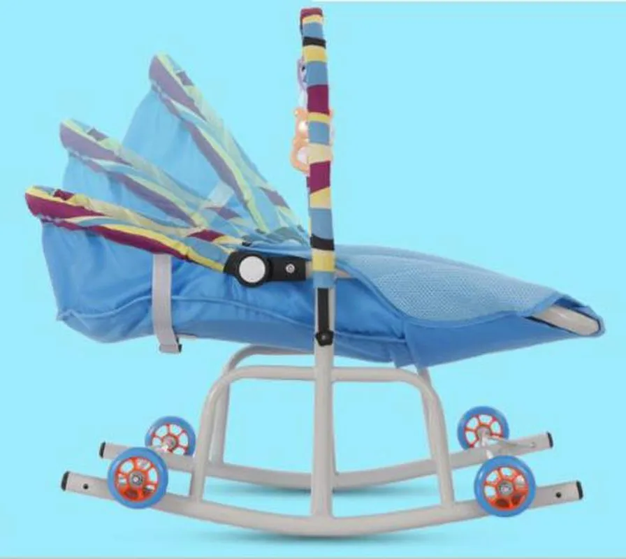 Детское кресло качалка музыкальное детское качающаяся люлька качалка|Детские