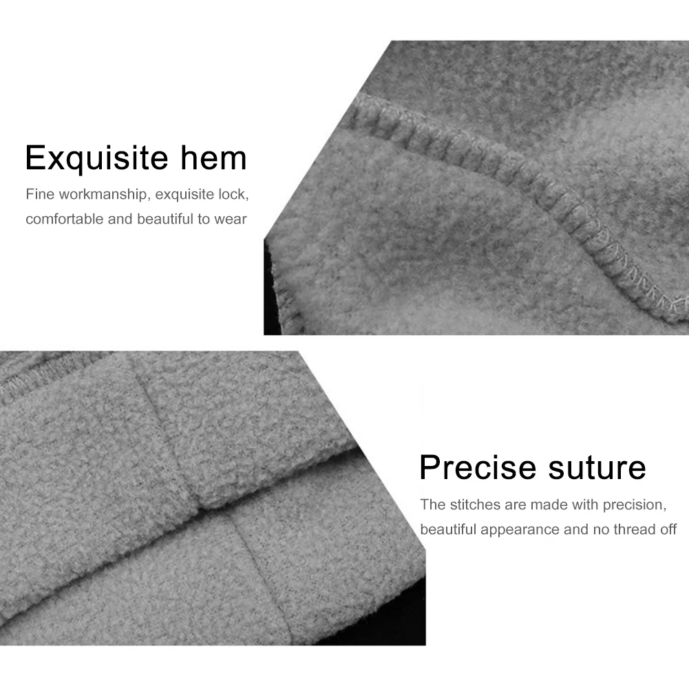 Уличная спортивная Лыжная шапка для катания на коньках однотонная флисовая