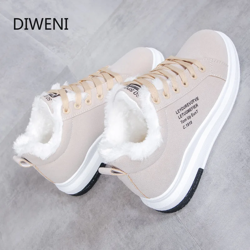 DIWEINI женские ботинки зимняя обувь очень теплые зимние ботильоны Botas Mujer Плюшевые