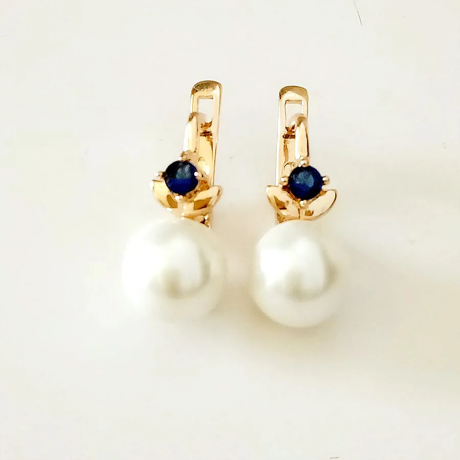 Комплект ювелирных изделий из искусственного жемчуга Новый Модный Ювелирный