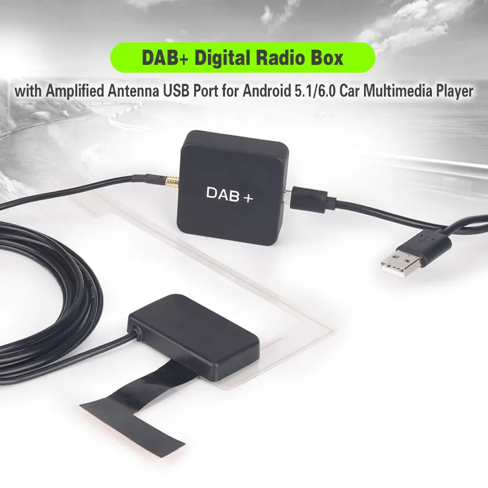 Erisin ES354 DAB + Box цифровой радио тюнер усиленный антенный приемник для Авторадио