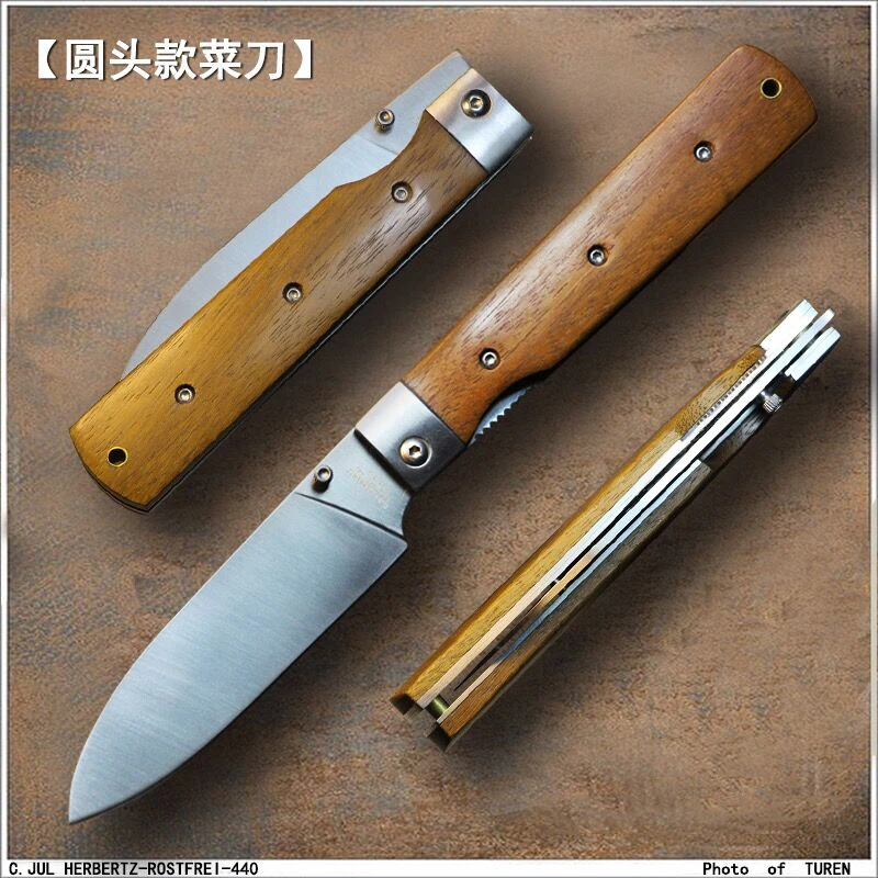 Кухонный нож для кемпинга высококачественный 440A лезвие из нержавеющей стали G10