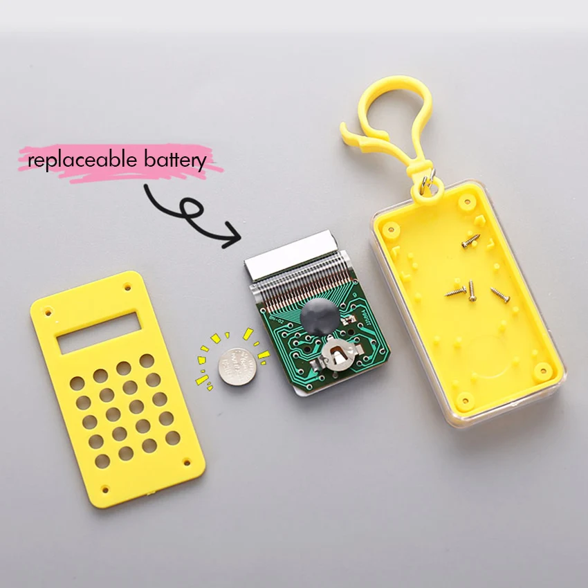 Карамельный цвет мини Стандартный Функция калькулятор 8 разрядный Дисплей с