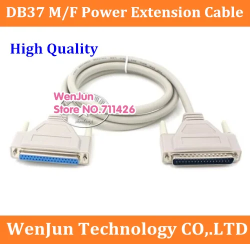 Удлинительный кабель питания DB37 штекер-гнездо 37 контактов 1 шт. | Компьютеры и