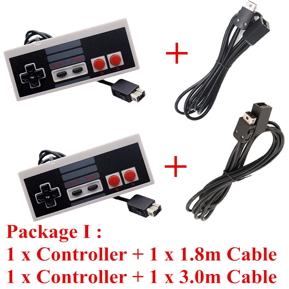 Игровой контроллер IVYUEEN для консоли Nintendo NES Mini Classic Edition с удлинительным кабелем 1 8