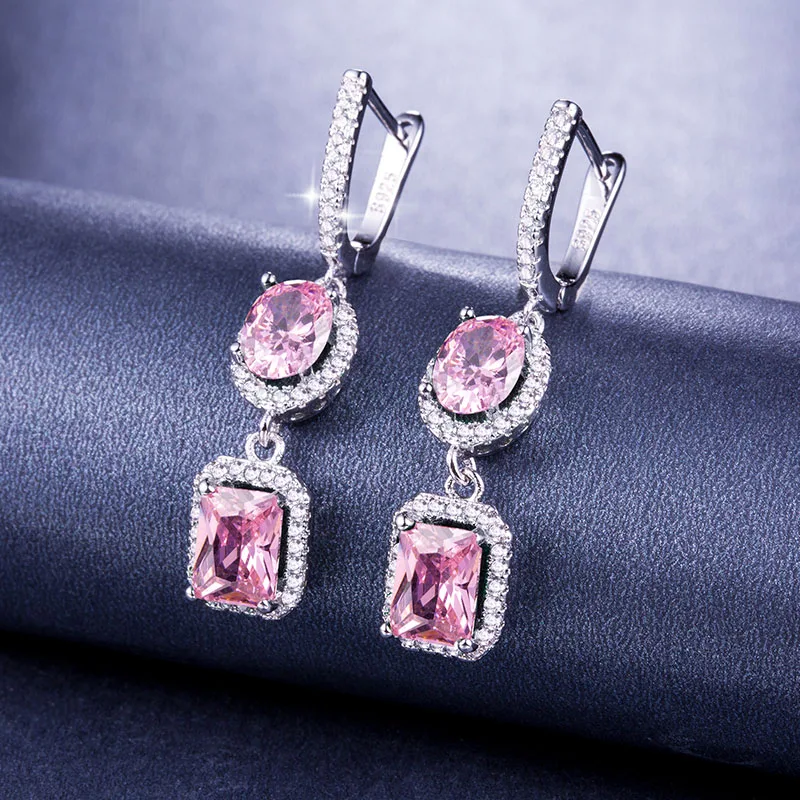 Huitan Классический Романтический женские вечерние серьги с ослепительно AAA