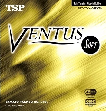 

Original TSP Ventus soft table tennis rubber 20441 with soft sponge good control table tennis racket racquet sports pingpong