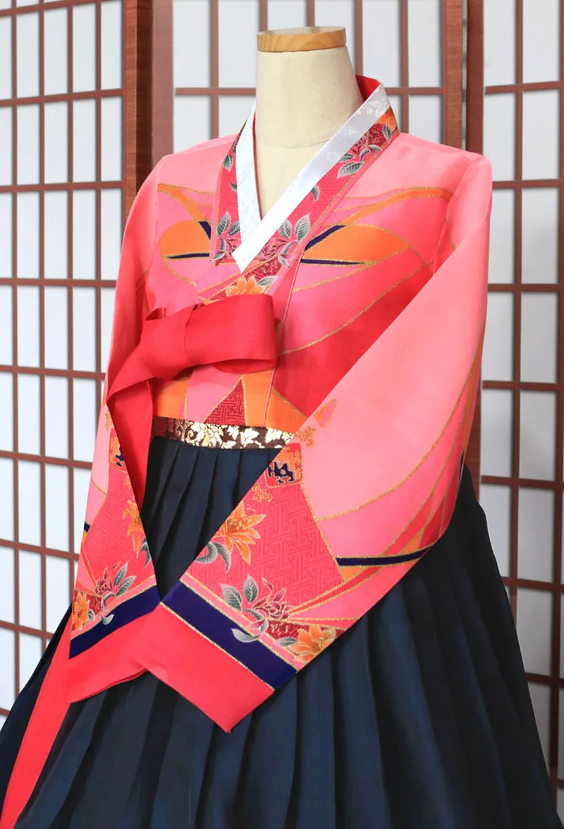 Женский корейский ханбок юбка женский костюм новый улучшенный сценический для