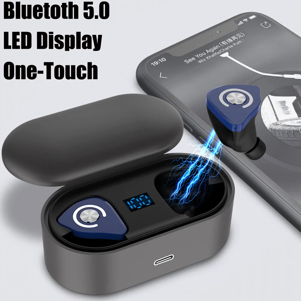 M9 tws 5 0 наушники беспроводные bluetooth Hifi Звук сенсорный контроль игровая гарнитура
