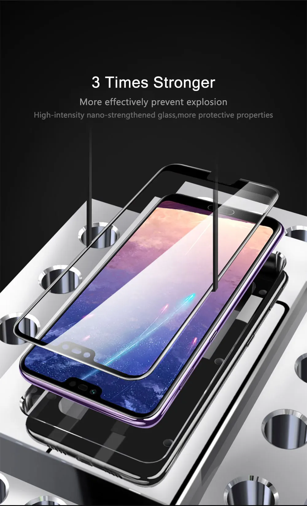 Защитное стекло для huawei Honor 10, Защитная пленка для экрана 9 H, 3D Защита от царапин, полное покрытие, закаленное стекло для huawei Honor 10