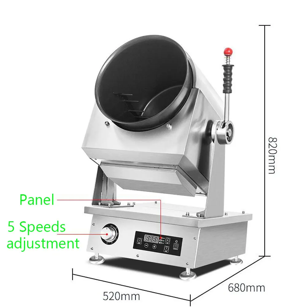 Commercial Automatic Drum Cooking Machine Intelligent Wok Robot Fried Rice Dishes Gas or Electric Stir Cooker | Бытовая техника