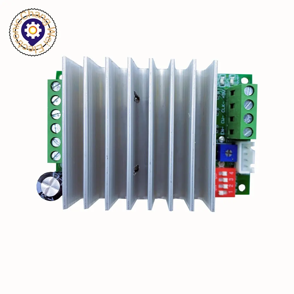 

CNC silver white TB6600 4.5A DC 12-45V axis stepper motor two-phase motor control board NEMA 17 23