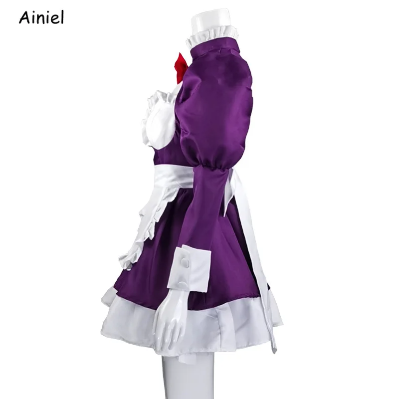 

Anime High-Rise Invasion Maid-fuku Kamen Cosplay Costume Tenkuu Shinpan Women Maid Outfits Halloween Party Cosplay Mask